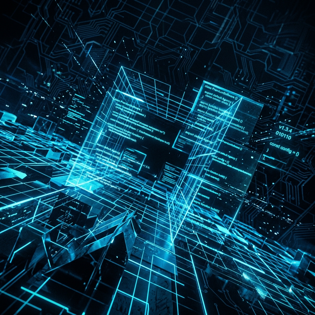 Abstract technology visualization